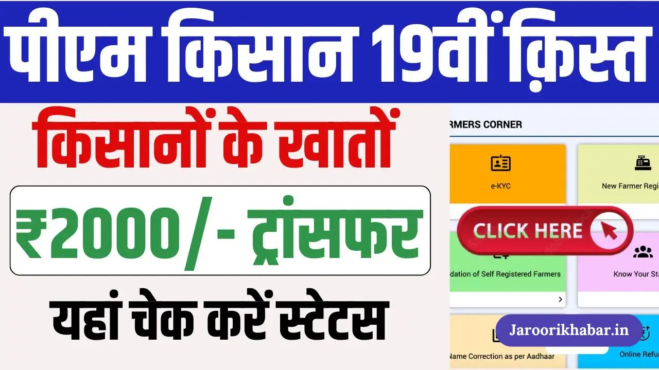 PM Kisan Yojana 19th Installment